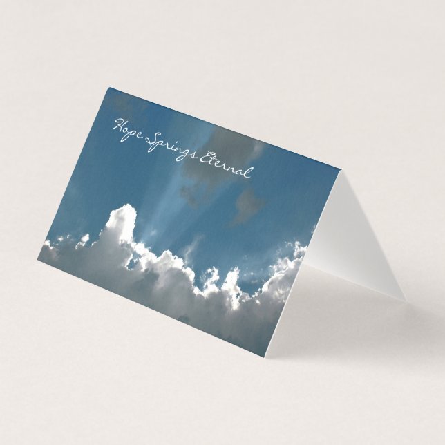 Hope Springs Eternal Card (Front)