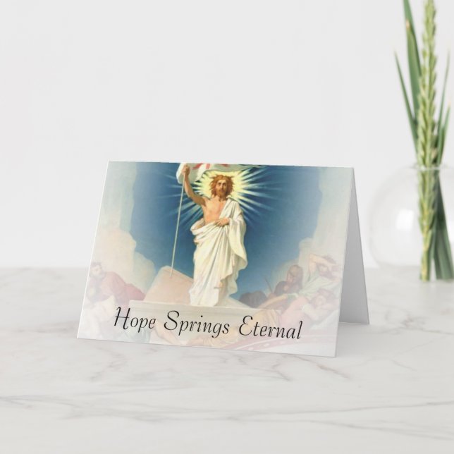 Hope Springs Eternal Holiday Card (Front)