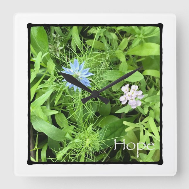 Hope Square Wall Clock (Front)