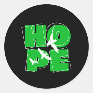 Hope Sticker1 Classic Round Sticker