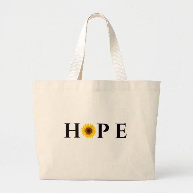 Hope Sunflower Tote (Front)