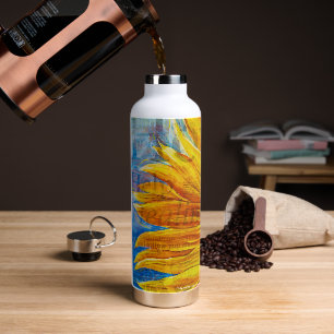 Hope Sunflower with verses Water Bottle