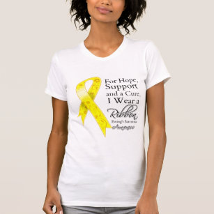 Hope Support Cure I Wear a Ribbon - Ewing Sarcoma T-Shirt