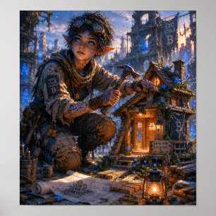 Hope / The Builder / Abandoned Square Poster