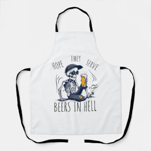 Hope they serve beers in Hell Apron