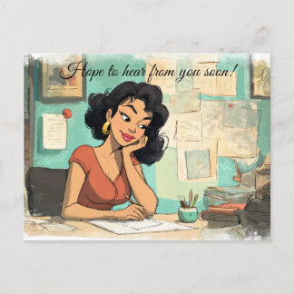 Hope to hear from you soon! Postcard