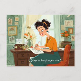 Hope to hear from you soon! Postcard 