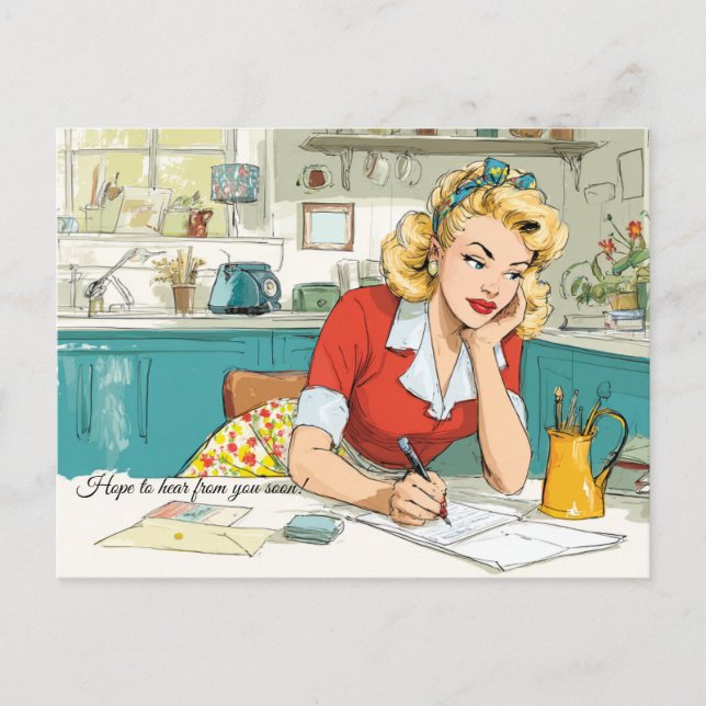 Hope to hear from you soon! Postcard (Front)