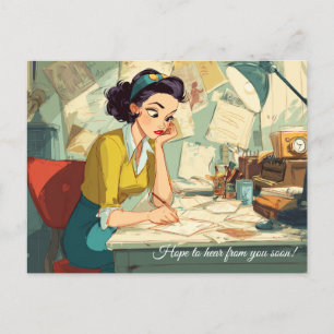 Hope to hear from you soon! Postcard