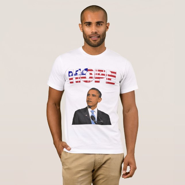 Hope, US Flag President Barack Obama Shirt (Front Full)