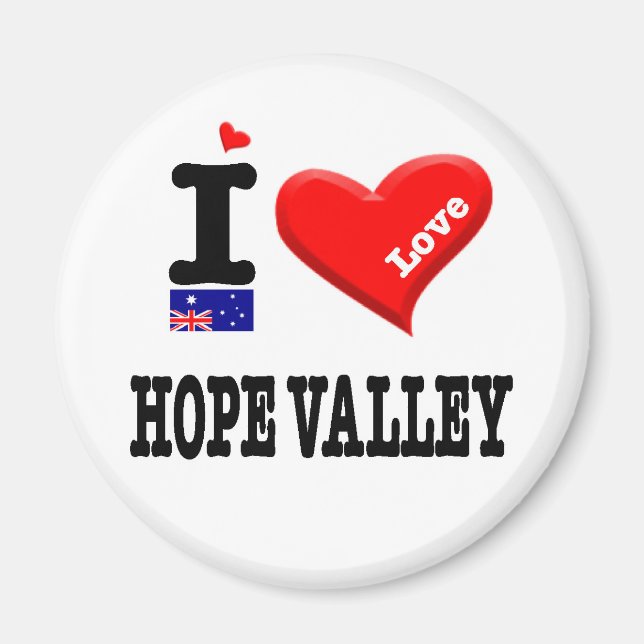 HOPE VALLEY - I Love Magnet (Front)