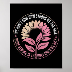 Hope Wins Everyday Breast Cancer Awareness Support Poster