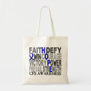 Hope Word Collage CFS Tote Bag