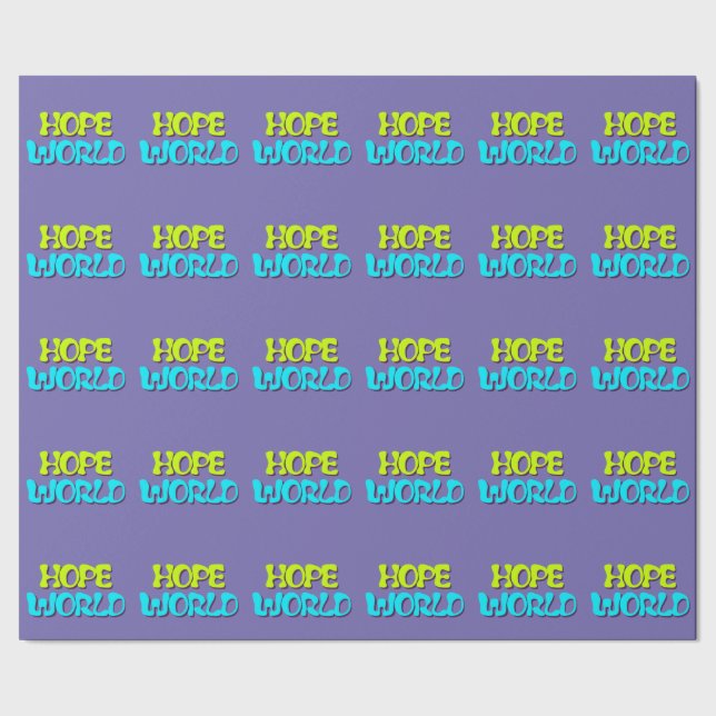 Hope World Wrapping Paper (Seam)