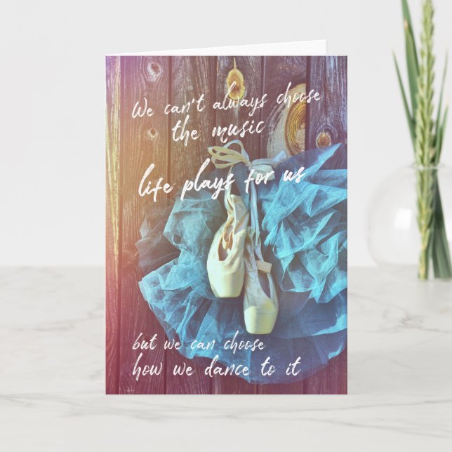 HOPE YOU DANCE Greeting Card (Front)