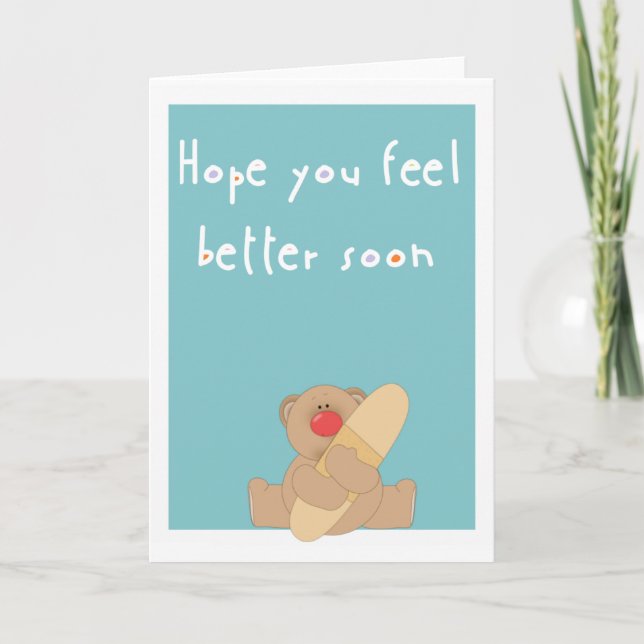 hope you feel better card (Front)