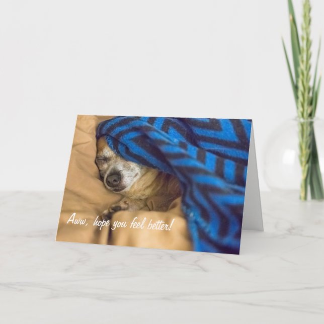 Hope You Feel Better Greeting Card (Front)