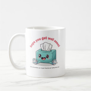 Hope You Get Well Soon Cute Tissue Box Mug