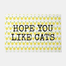 Hope You Like Cats Yellow Flowers Boho