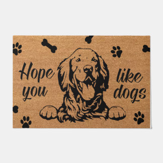 Hope You Like Dogs doormat, home decor Doormat