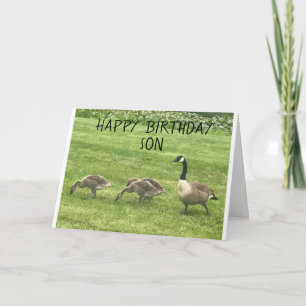HOPE YOUR BIRTHDAY IS JUST "DUCKY" SON CARD
