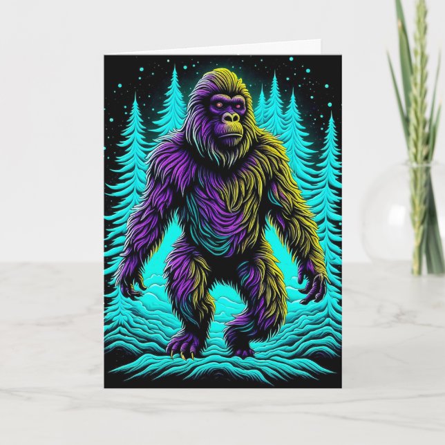 Hope Your Birthday is Legendary Bigfoot Card (Front)