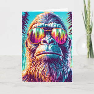 Hope Your Birthday is Legendary   Bigfoot Card