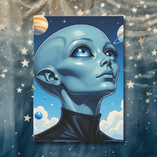 Hope Your Birthday is Out of this World   Alien Card