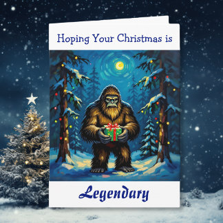 Hope your Christmas is a Whooping Good Time   Card