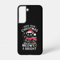 Hope Your Christmas Is Meowy and Bright Cat Xmas