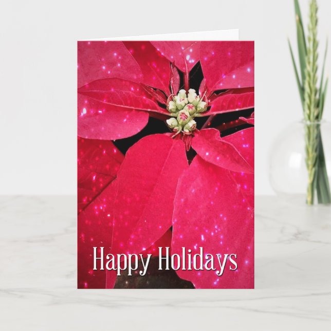 Hope Your Holidays Sparkle Greeting Card (Front)