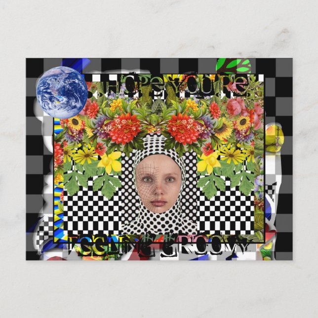 Hope You're Feeling Groovy Postcard (Front)