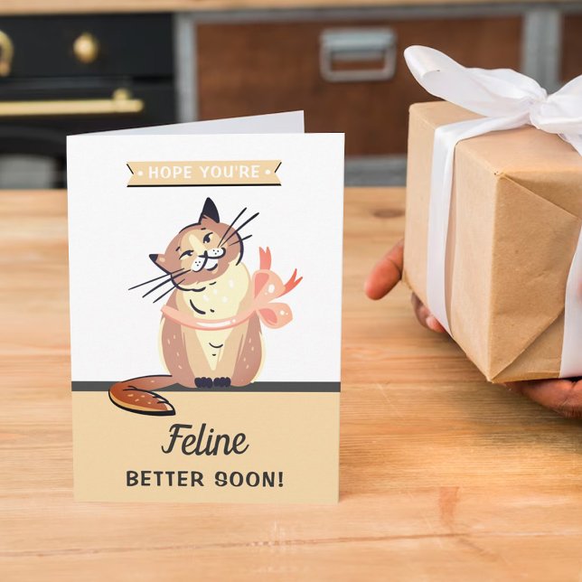 Hope You're Feline Better Soon Card (Creator Uploaded)