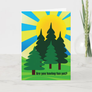 Hope You're Having Fun at Summer Camp for Child Card
