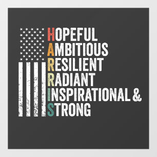 Hopeful Ambitious Resilient Radiant Harris Walz