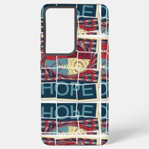 Hopeful Elegance: Beautiful Phrase Pop Art  Samsung Galaxy Case