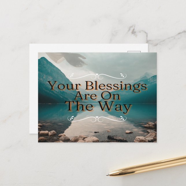 Hopeful Horizons Blessings from Above Postcard (Front/Back In Situ)