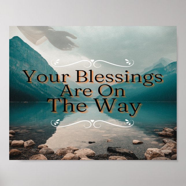 Hopeful Horizons Blessings from Above Poster (Front)