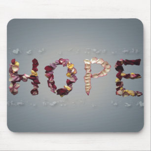 Hopeful Roses Mouse Pad