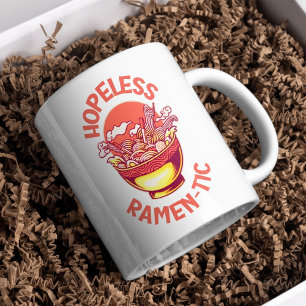 Hopeless Ramen-tic – Funny Japanese Noodle Lover  Coffee Mug