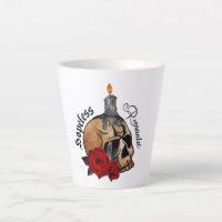 Hopeless Romantic – Gothic Skull, Red Rose