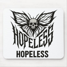 "Hopeless Skull" Mouse Pad