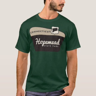 Hopemead State Park Connecticut Welcome Sign T-Shirt