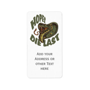 Hopes die last - COBRA SNAKE Label