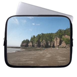 Hopewell Rocks and The Ocean Tidal Exploration Laptop Sleeve