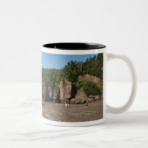 Hopewell Rocks and The Ocean Tidal Exploration Two-Tone Coffee Mug