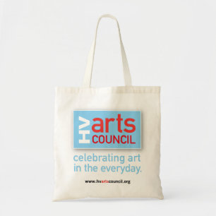 Hopewell Valley Arts Council logo tote bag