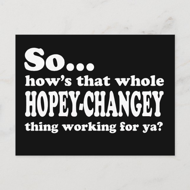 Hopey-Changey Thing Postcard (Front)
