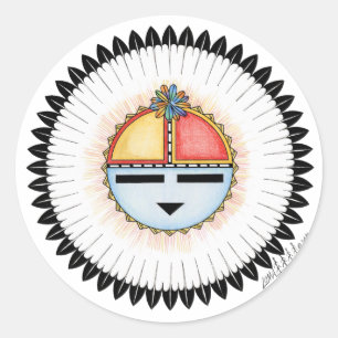 Hopi Dawa (Sun) Classic Round Sticker