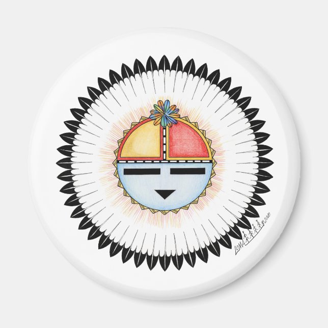 Hopi Dawa (Sun) Magnet (Front)